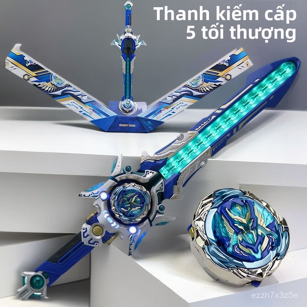 Con quay Auldey Infinity Nado 6 phiên bản kiếm xoay mạnh mẽ chiến đấu cực đỉnh bán chạy nhất hot