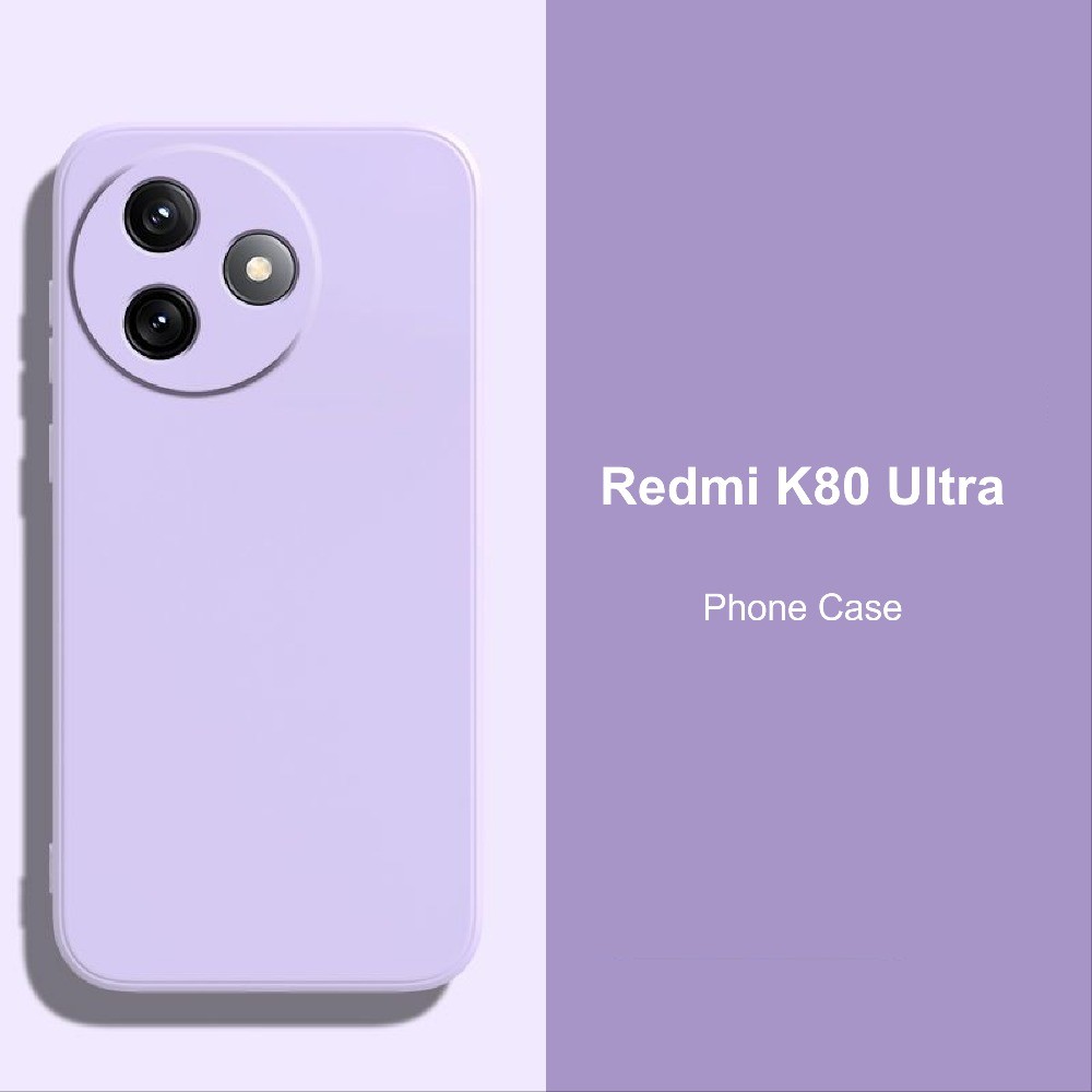 [Yoshida] Dành Cho Redmi K80 Ultra Fall Chống Silicon Full Case Vỏ Điện Thoại Màu Trơn Cổ Điển
