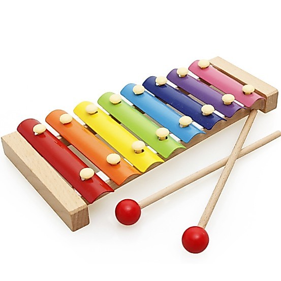 Đồ Chơi Gỗ, Đàn Xylophone 8 Thanh Đồ Chơi Giáo Dục