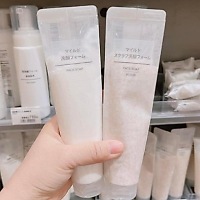 Sữa rửa mặt Muji 120g Face Soap