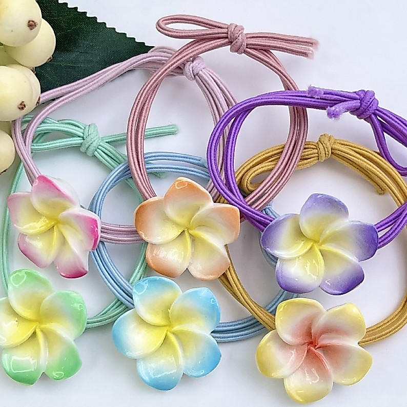 SET 4 DÂY BUỘC TÓC HOA SỨ HÈ DU LỊCH