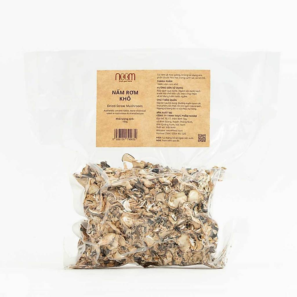 NẤM RƠM KHÔ NOOM 100G