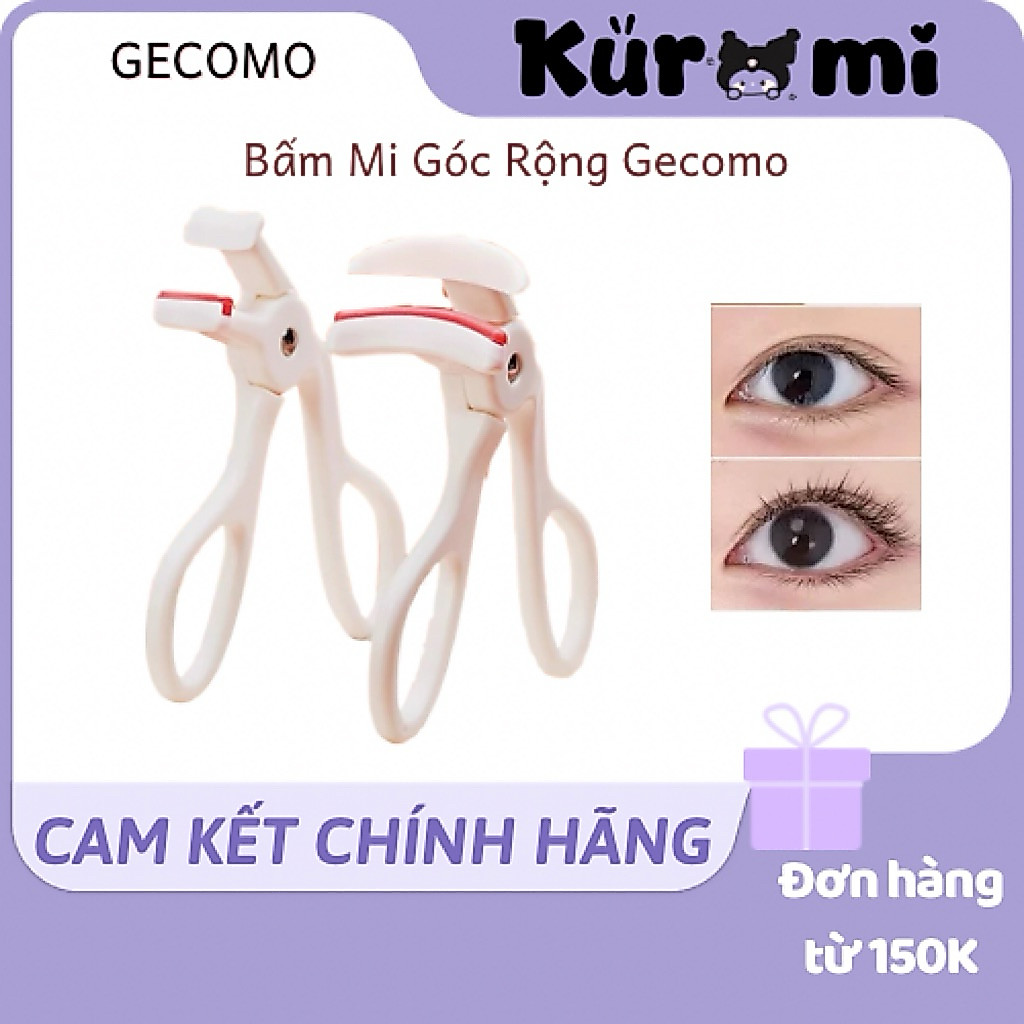 Bấm Mi Gecomo Dụng Cụ Kẹp Mi GECOMO Cong Mi Dài Lâu Trang Điểm Mắt Tiện Dụng Dễ Thao Tác Cho Người H