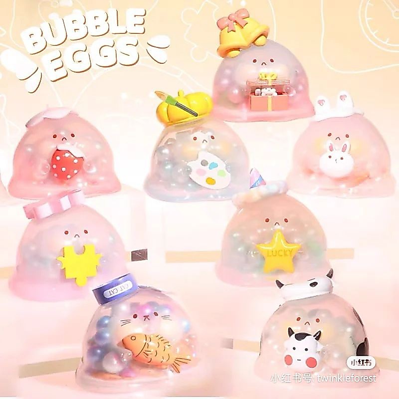 [Blindbox SHIP NGẪU NHIÊN 1 NHÂN VẬT] Mô Hình Nhân Vật Bubble Eggs Plus 🌼Blind Box Nhà Đông Đông🌼