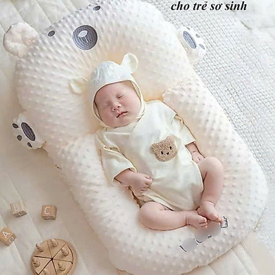 Đệm chống trào ngược cho bé KidsWorld Bunny cao cấp gối chống trào ngược dễ gấp gọn và rộng rãi