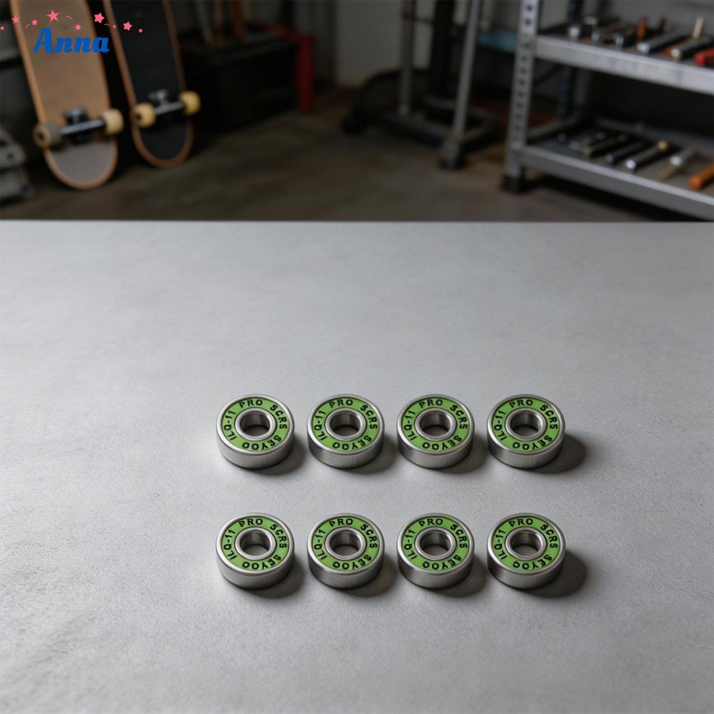 Vòng bi trượt GCr15 Tấm chắn cao su kín bằng thép Chrome cho giày trượt patin