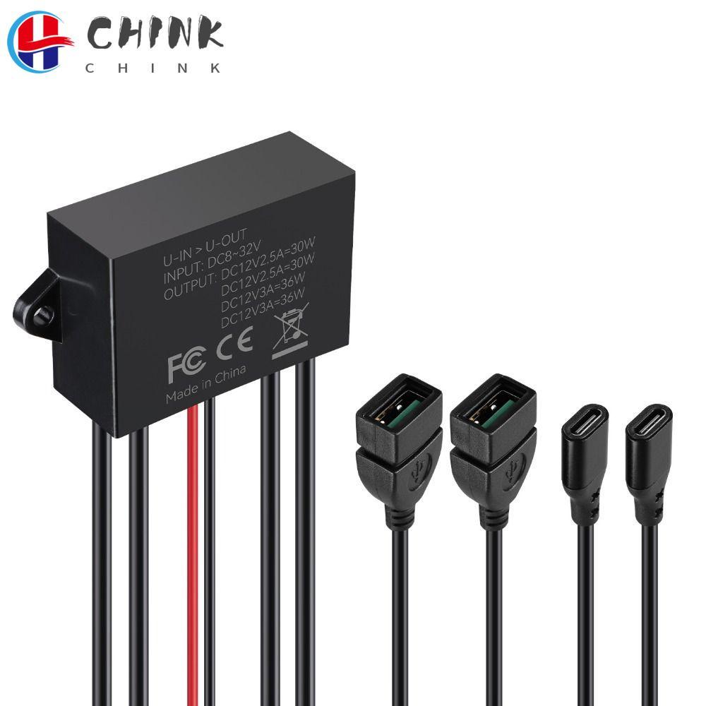 CHINK Step Down DC Converter, Mô-đun Buck sạc nhanh Type-C Buck, Bộ chuyển đổi nguồn USB C đa năng 1