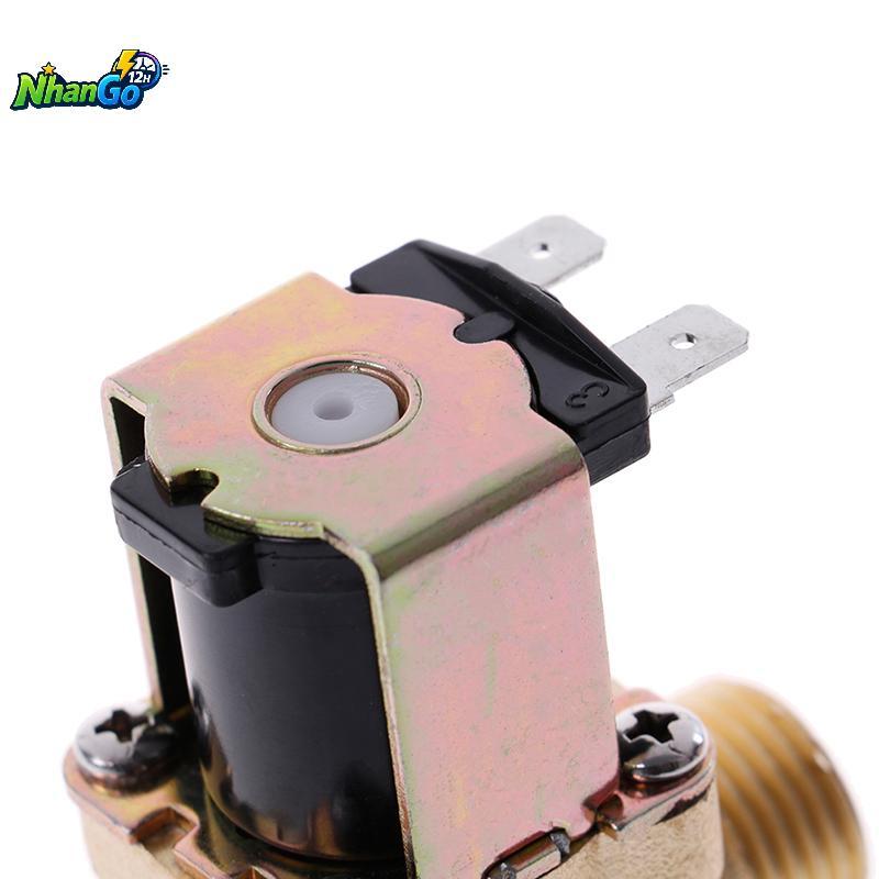 G1/2 ''brass điện solenoid valve DC 12V 24V AC220V cho năng lượng mặt trời Máy nước nóng cá tuyết