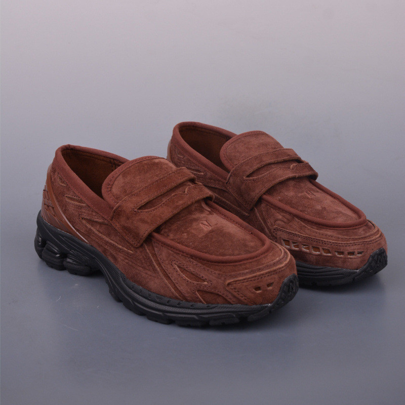 1906L Slip-On Loafers Low-Top Life Giày Nam Nữ Thoải Mái Thời Trang Hợp Thời Trang Giày Nâu MO6I