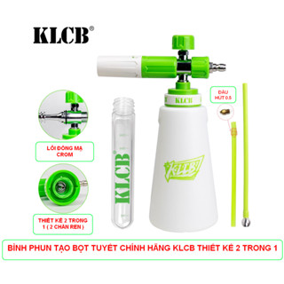  Bình Xịt Bọt Tuyết Turbo PA KLCB Chính Hãng – Tạo Bọt Mịn Đều Bình Nhựa HDPE Dày 1000ml Phù Hợp Máy Rửa Xe Cao Áp 