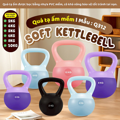 [MALL] (ALL SIZE ) Q312 Tạ chuông mềm tập  cánh tay, squat, hõ trợ tập tại nhà TỪ 2 ĐẾN 10kg