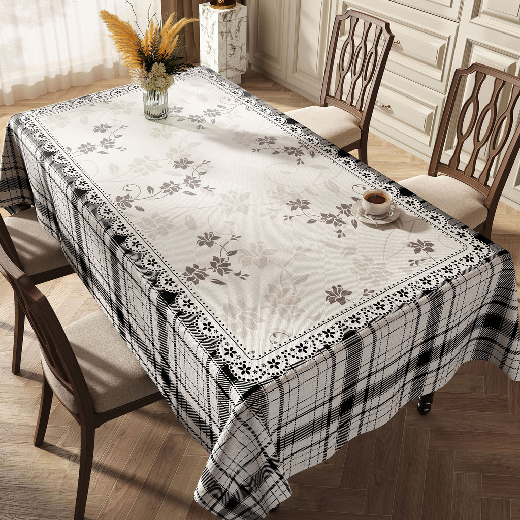American Style Dining Table Tablecloth Waterproof and Oil-Proof Disposable Anti-Scald Light Luxury C