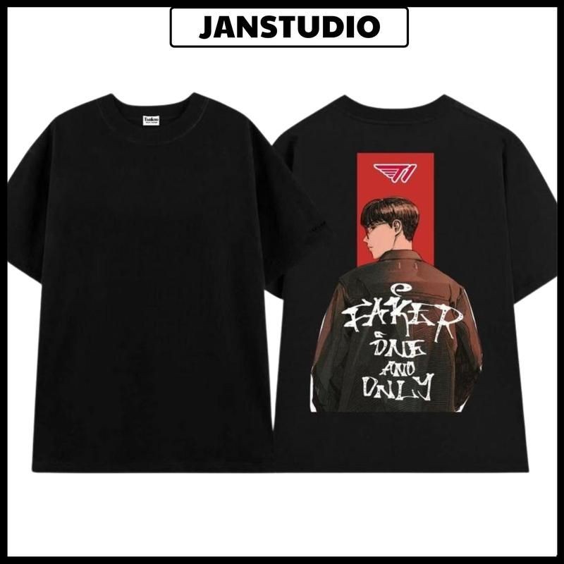 Áo thun FC fan Faker tay lỡ form rộng chất cotton nam nữ đủ size