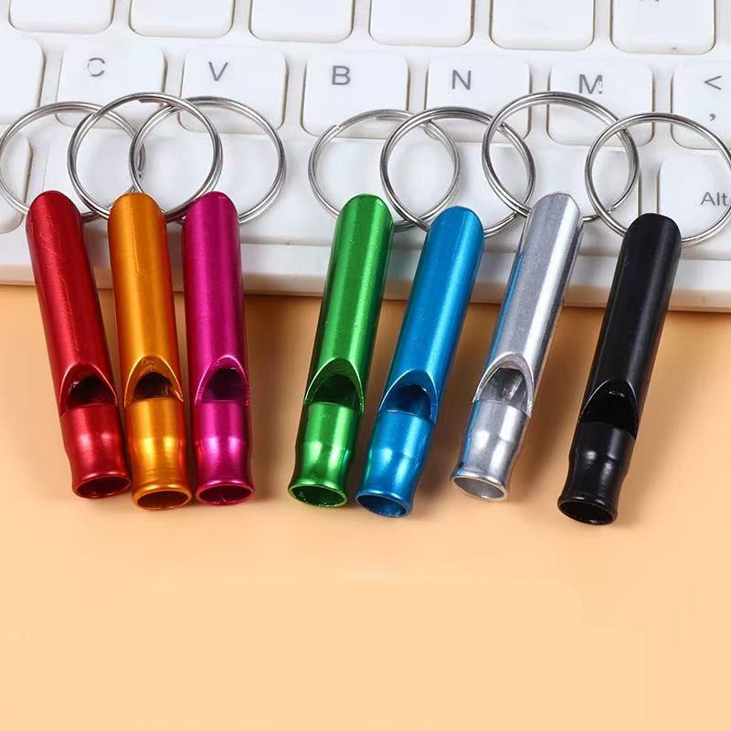 7 Chiếc Còi Huấn Luyện Động Vật Còi Bồ Câu Còi Nhôm Có Móc Khóa Chó Mèo Còi Huấn Luyện