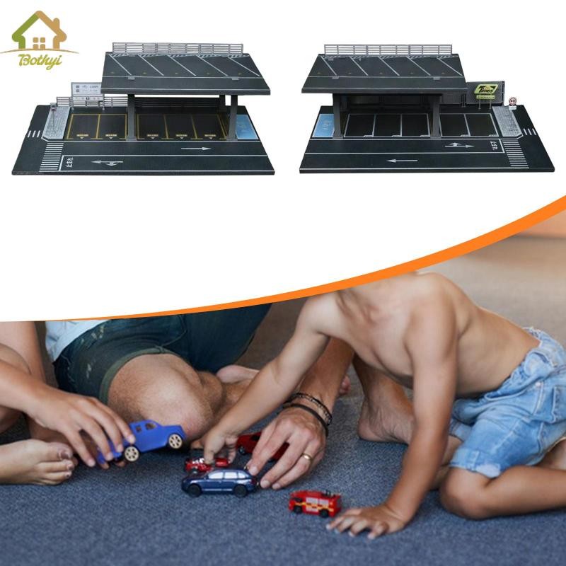 Tỉ Lệ 1 / 64 Diecast Model Màn Hình Ô Tô Diecast Car Show Sắp Xếp Bãi Đậu Xe