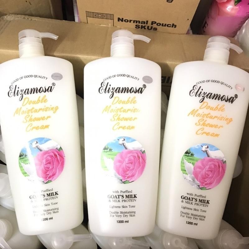 (Combo 3)Sữa Tắm Con Dê Elizamosa 1200ml | Sữa Tắm Dê Dưỡng Ẩm Toàn Thân #.