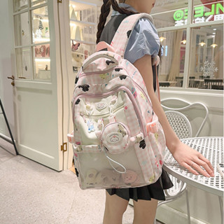  Balo nữ thời trang ulzzang hàn đi học họa tiết dễ thương đẹp giá rẻ vải nylon chống nước 206 