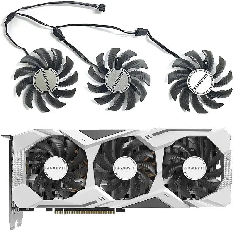 78MM PLD08010S12HH T128010Bộ làm mát GPU SU RTX2070 cho GIGABYTE GeForce RTX 2060 2060S Super 2070 G