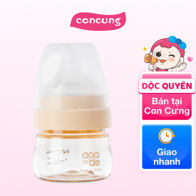 Bình sữa PPSU Aga-ae 60ml (Vàng) - Con Cưng
