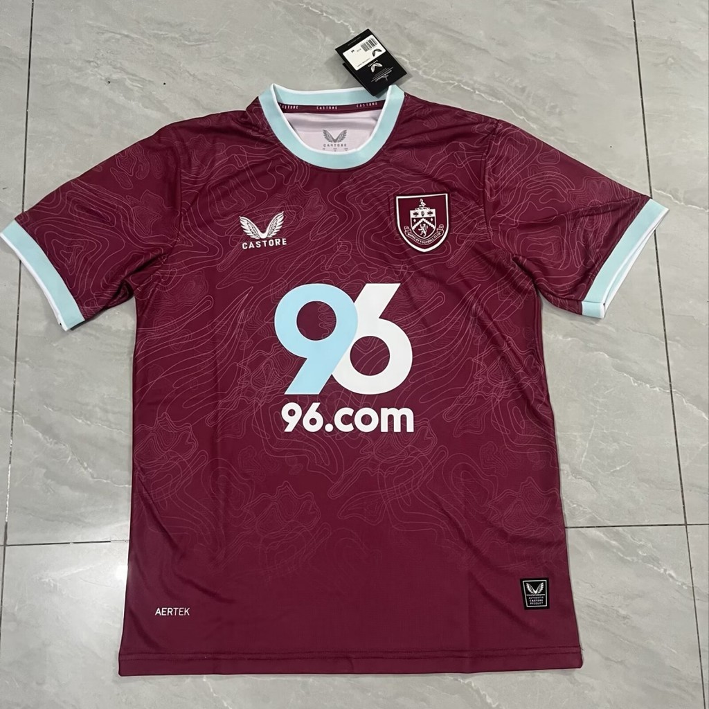 S-XXXXL 2025-26 Burnley Home Áo bóng đá nam tay ngắn, thể thao