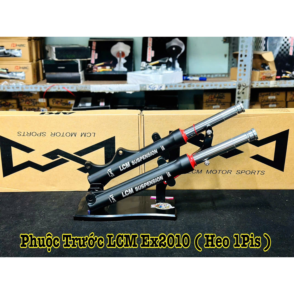 Phuộc Trước LCM Dùng Cho Ex2010 ( Heo Dầu 1 Piston ) Hàng Chính Hãng LCM Gắn Như Zin ====