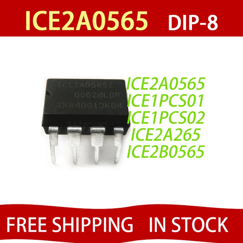 5 Chiếc ICE2A0565 DIP-8 2A0565 ICE2A0565Z ICE1PCS01 ICE1PCS02 ICE2A265 ICE 2A265 ICE2B0565 ICE 2B056