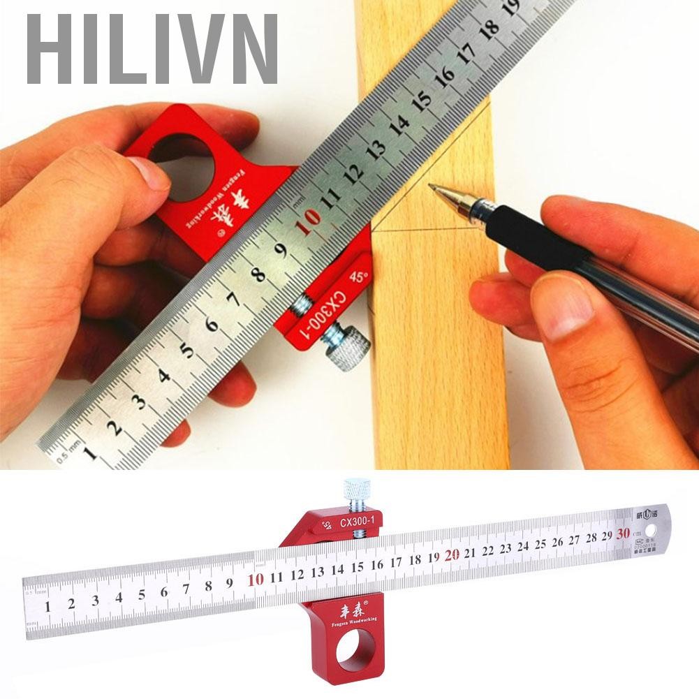 hilivn CX300-1 Dụng cụ đo phần cứng/thước vuông chế biến gỗ cho góc cao
