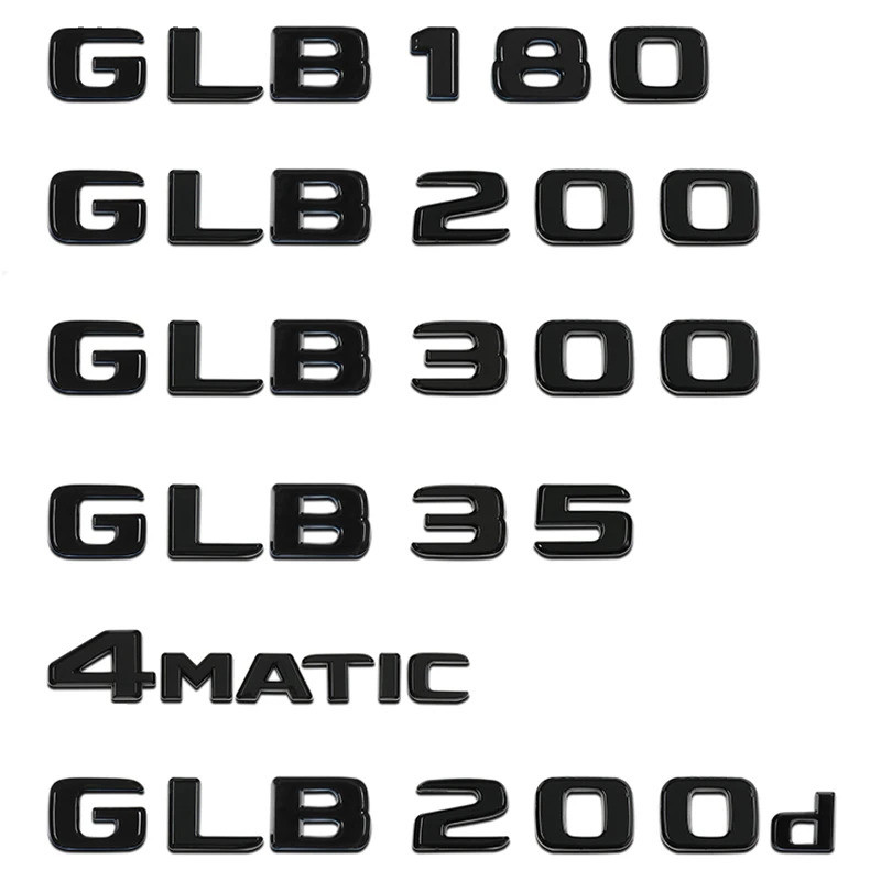 HUI Xe Thân Từ Logo Huy Hiệu Quốc Huy Đề Can Miếng Dán Cho Xe Mercedes Benz GLB GLB35 GLB180 GLB200 