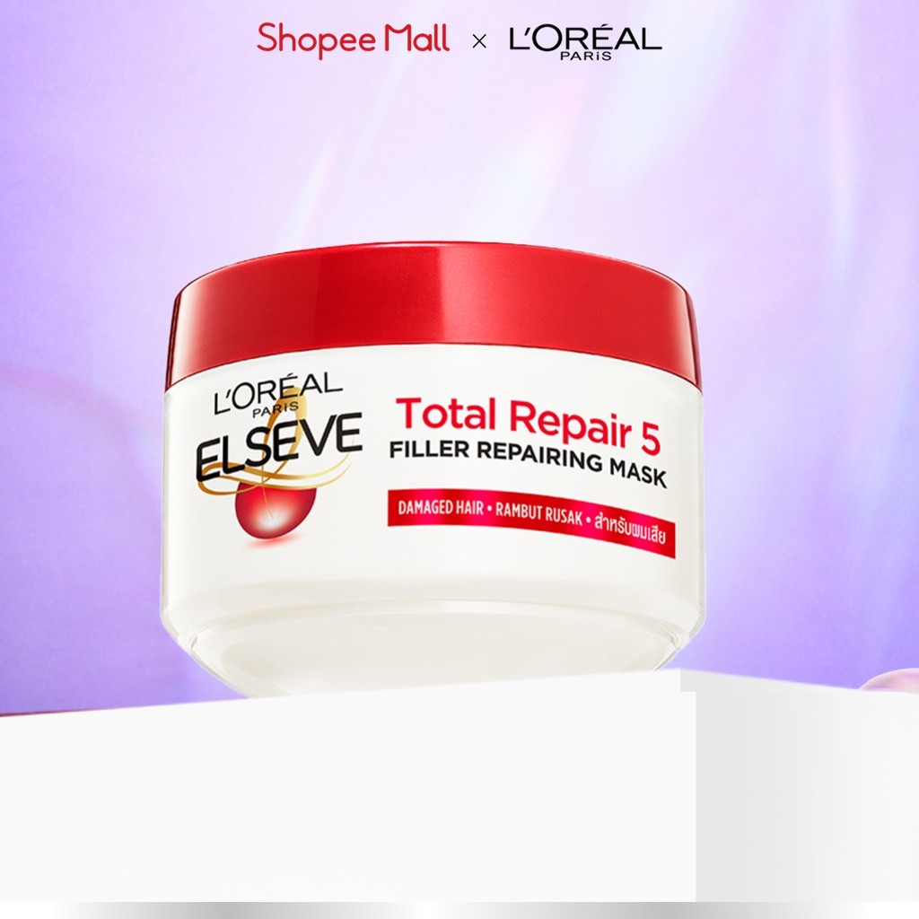 Kem ủ phục hồi tóc L'Oréal Paris Total Repair 5 200ml
