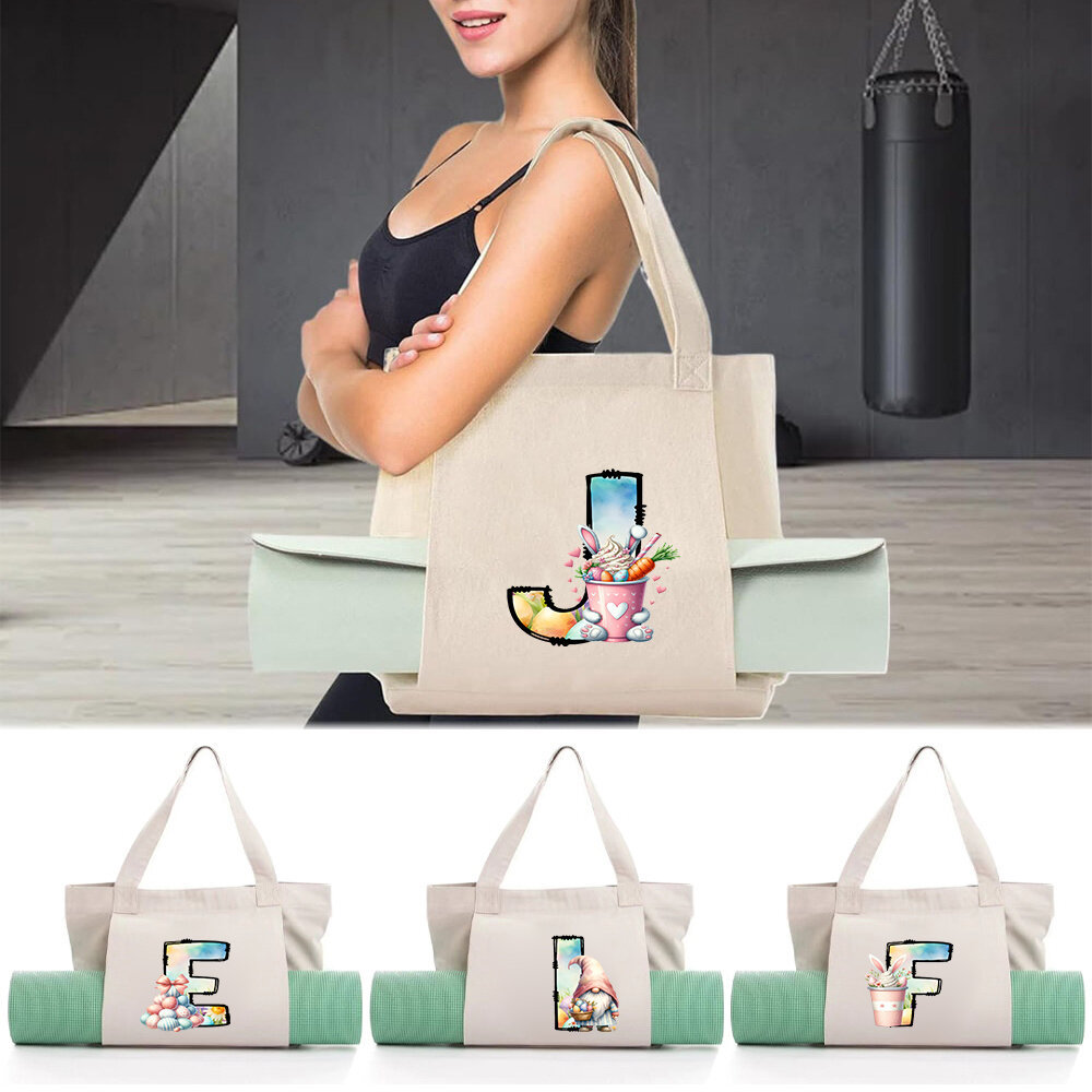 Túi vải bố tập yoga Canvas Yoga Bag Gym Workout Bag Yoga mat storage Carry Yoga Mat & Accessories Do