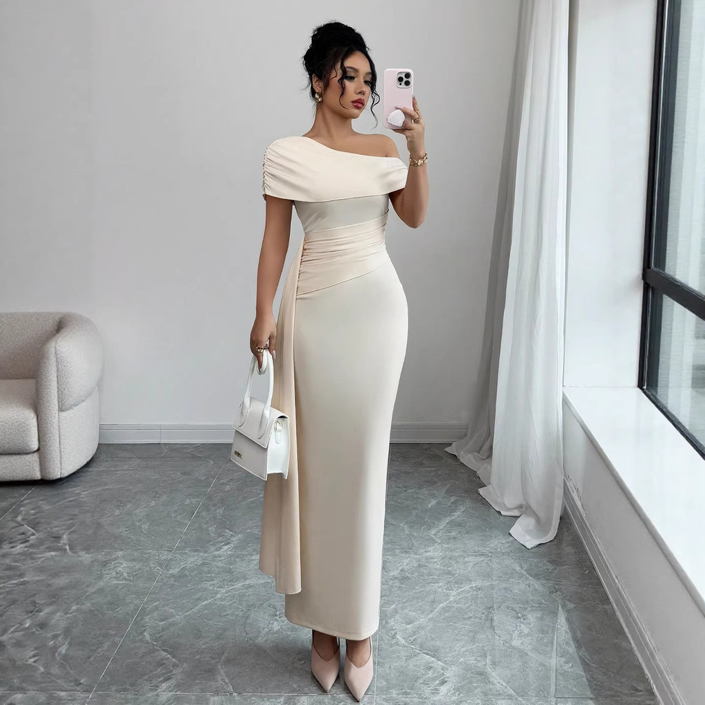 American Hot Girl Dress Summer Tube Top Halter Hot Girl
