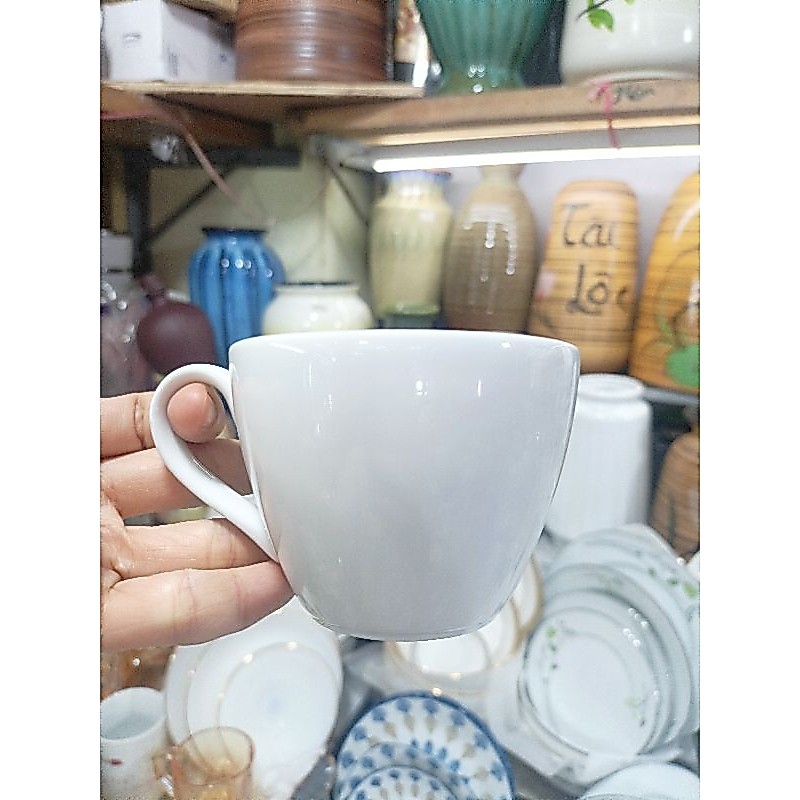 Cốc sứ cafe Capuchino, đĩa kê