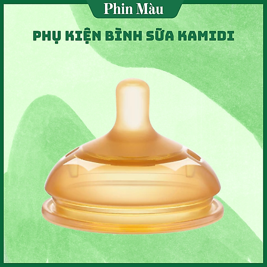 Phụ kiện bình sữa kamidi,núm thay thế kamidi,núm vịt,vòi hút,dây ống hút...
