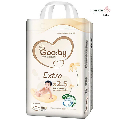 [Combo 2 bịch] Tã bỉm GOOBY EXTRA thương hiệu Hàn Quốc