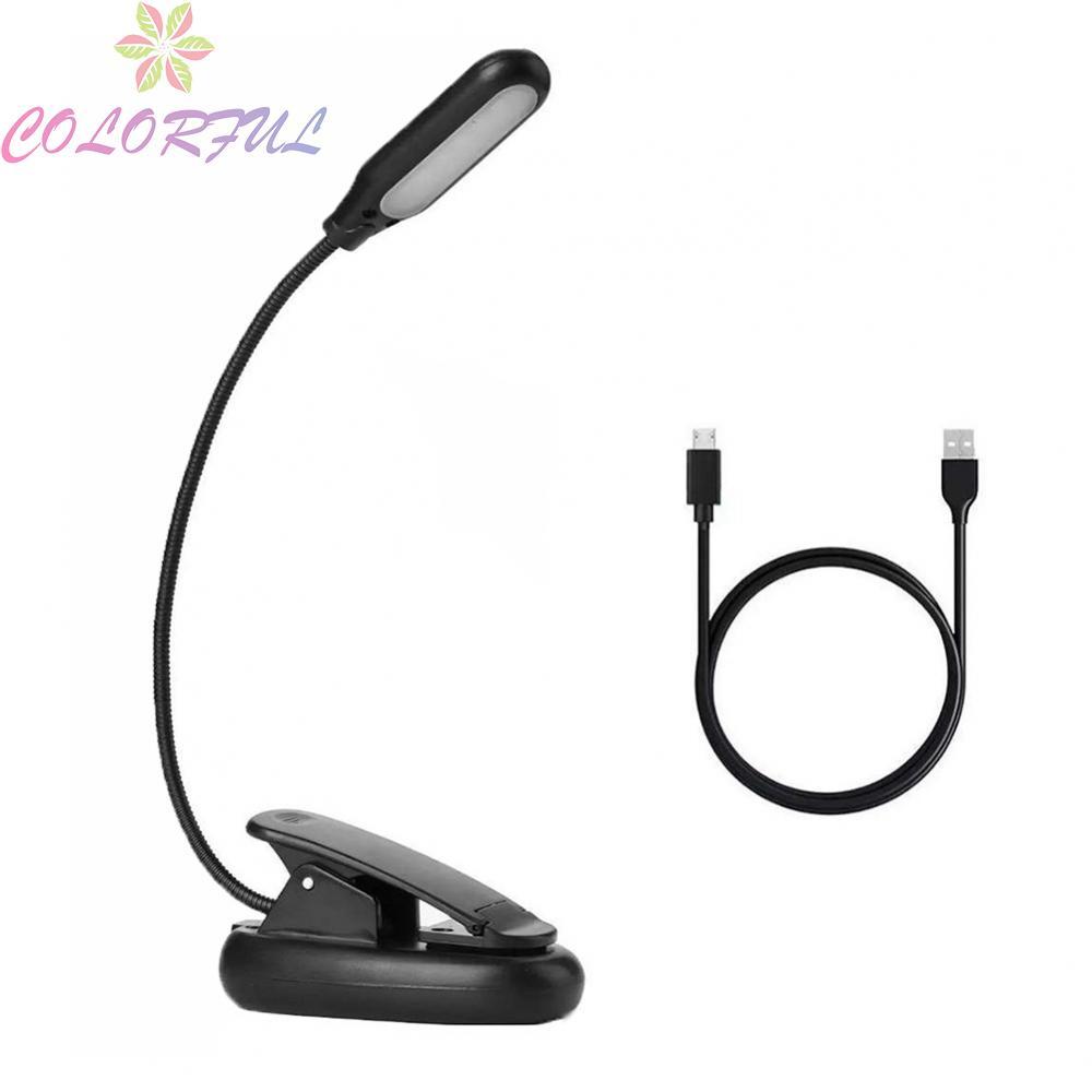 LED Book Light Clip On Bed Eye Protection Portable Reading Book Light Lamp