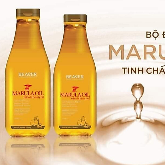 Dầu gội xả BEAVER tinh dầu Marula & Xoài Nam Phi làm mượt và bóng tóc Marula Oil Smooth & Shine 350m
