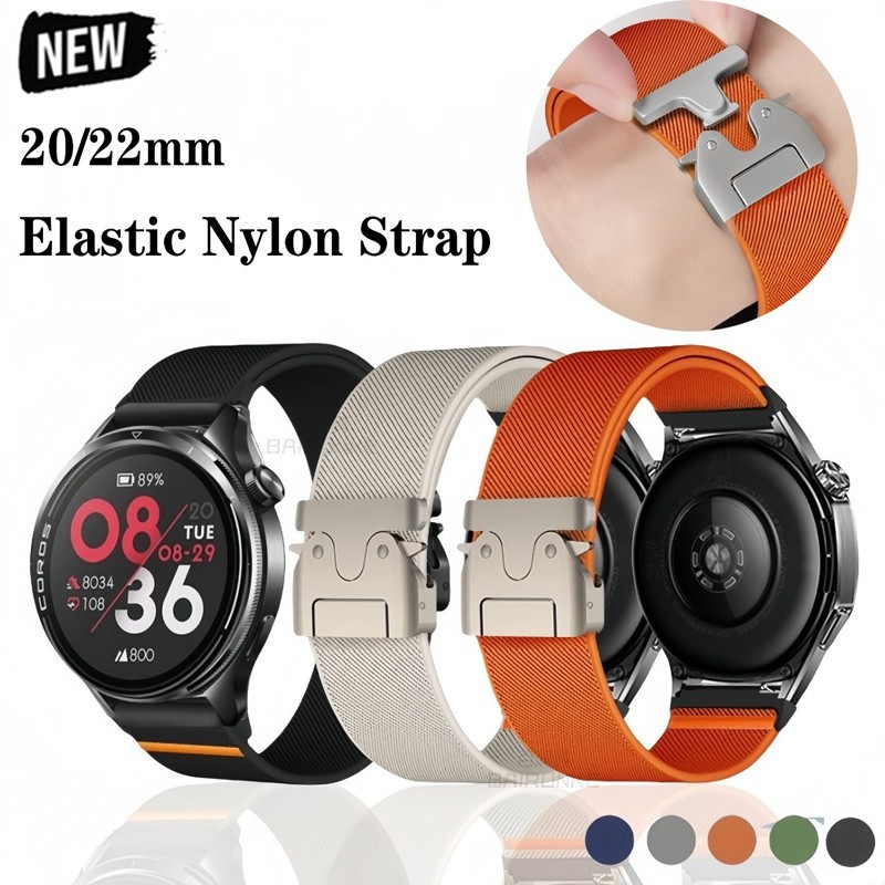 Dây đeo Nylon cho Suunto Race 2 Run S 9 Peak Pro 5Peak Ocean dọc 22mm Vòng đeo tay thay thế