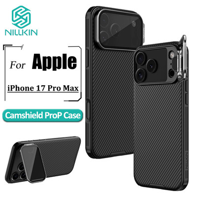 Ốp Điện Thoại Nillkin CamShield ProP Cho iPhone 17 Pro Max / 17 Pro Ốp Lưng Flip Cover Giá Đỡ Camera Kiểu Lật Bảo Vệ Ống Kính Mặt Sau