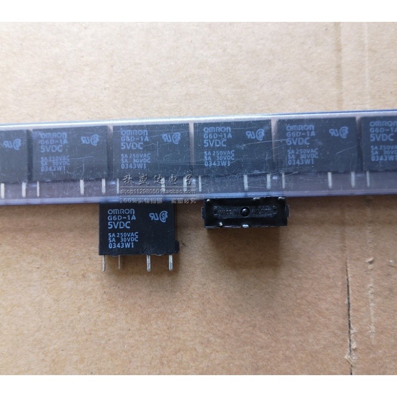 Rơle G6D-1A-ASI-5VDC 12VDC 24VDC chính hãng mới 12V 5V 24V 4 chân 5A i Cửa hàng của chúng tôi giao h