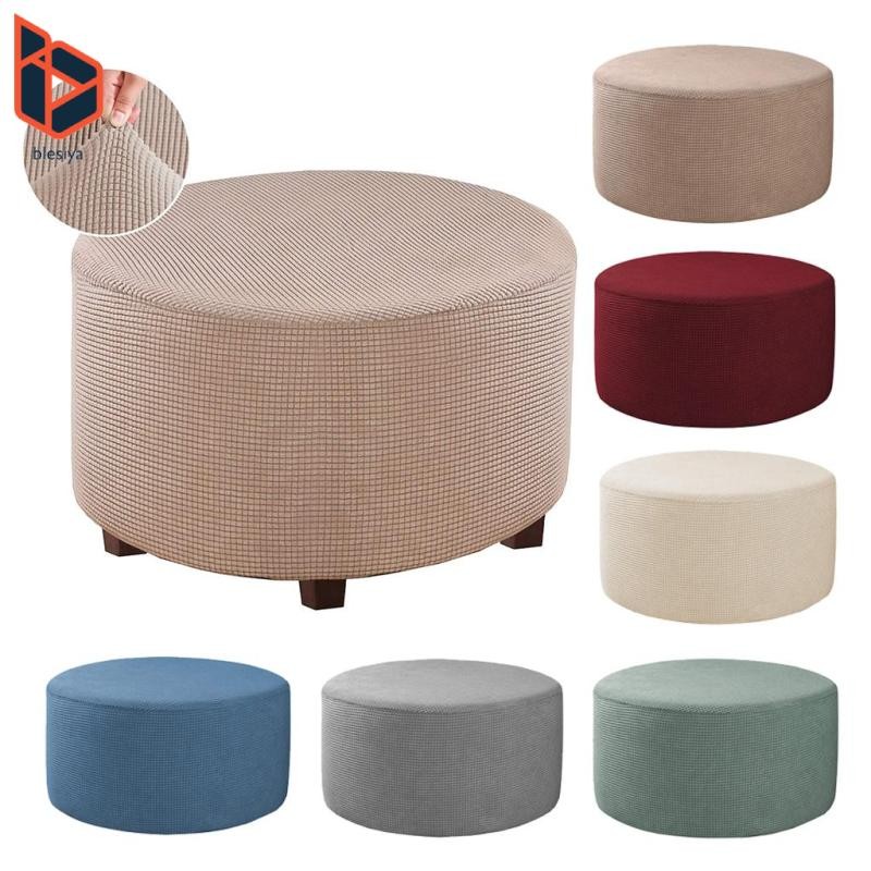 Ottoman Slipcovers Sofa Slipcovers Nội Thất Có Lưu Trữ Ottoman Cover Foot Rest Spandex Jacquard Kiểm