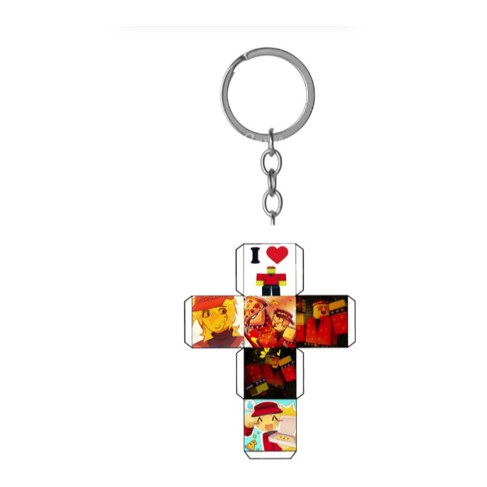 papercraft Elliot keychain