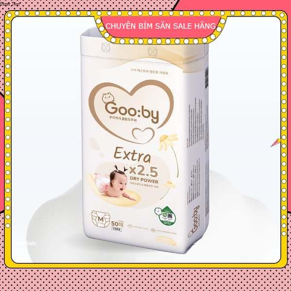 (link mới ) Bỉm Gooby Chính Hãng Cho Bé Extra & Premium, Dán/Quần, Đủ Size Từ NB-3XL Chống Tràn Tối 