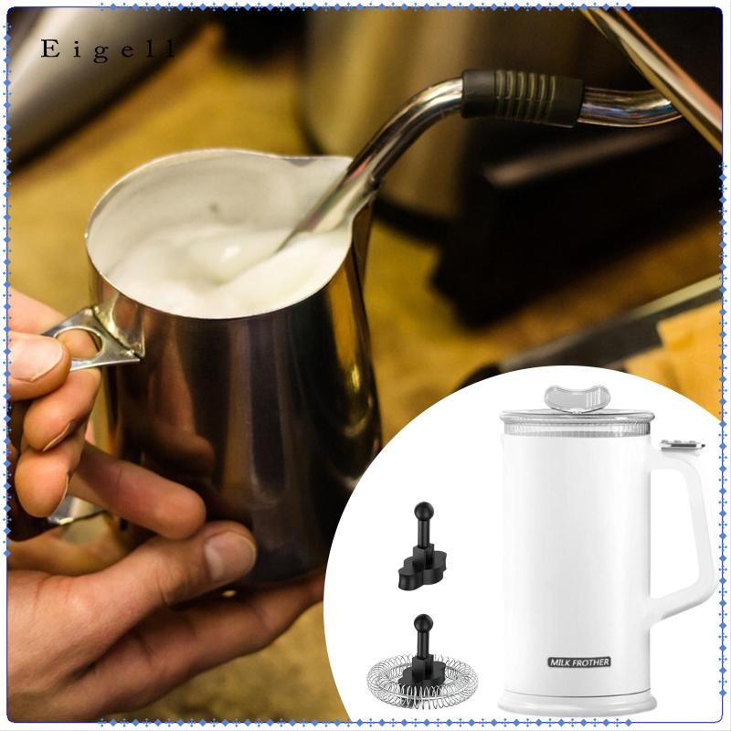 Máy tạo bọt sữa điện Latte 500W Máy hấp sữa Macchiato Cappuccinos Chức năng 4 trong 1 Máy tạo bọt nóng lạnh Máy tạo bọt lạnh C