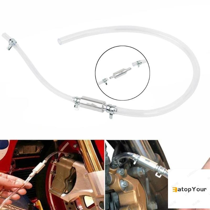 EatopYour Xe Máy Phanh Chảy Máu Bộ Hướng Dẫn Sử Dụng Bơm Hút Chất Lỏng Chính Xác OneWay Che Van Để T