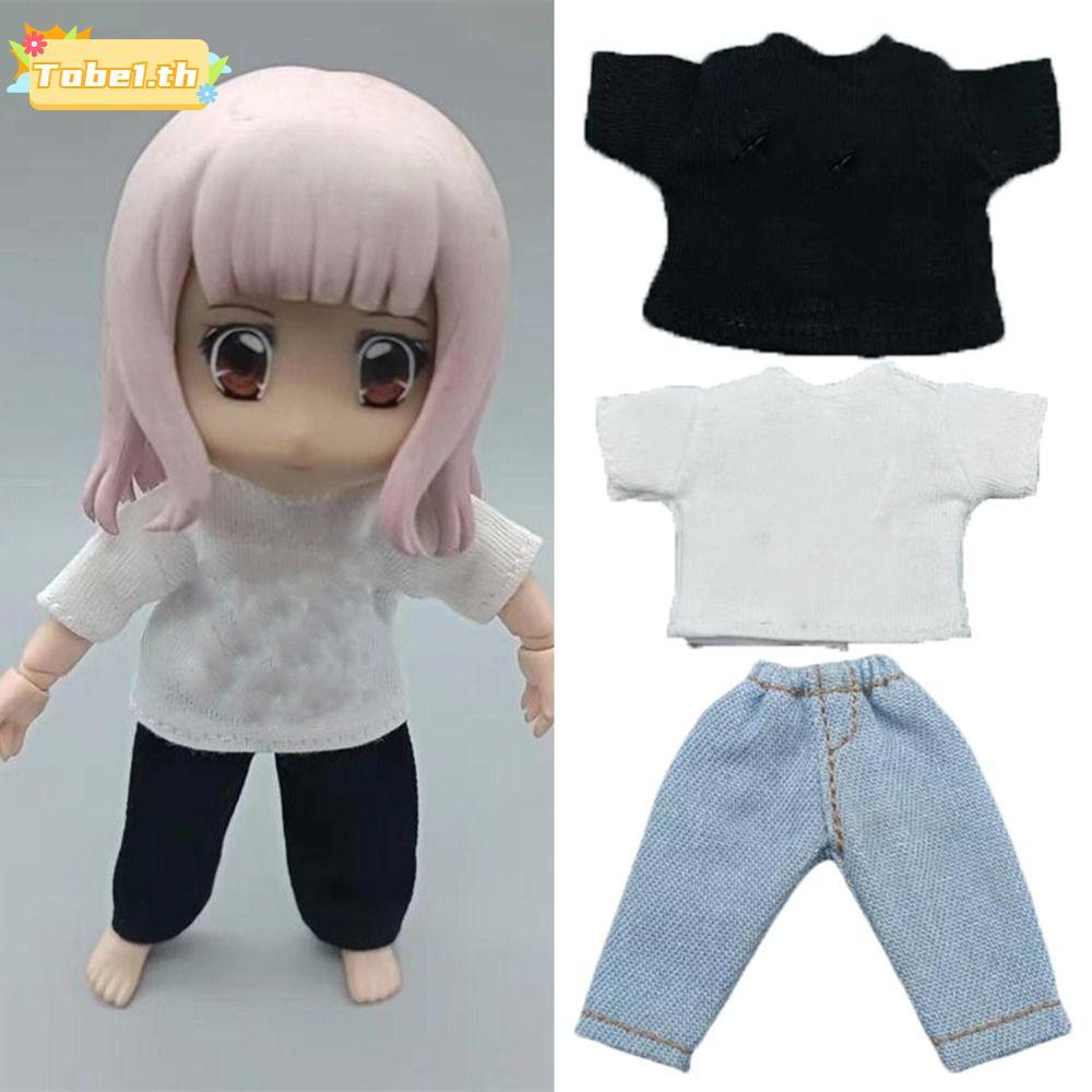 Quần búp bê thời trang TOBE1, Áo thun quần áo búp bê dễ thương thời trang, Phụ kiện búp bê Mini chất
