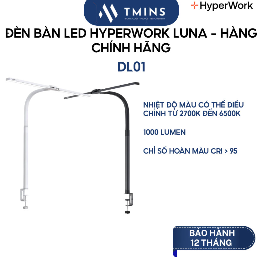 Đèn bàn LED HyperWork Luna | DL01