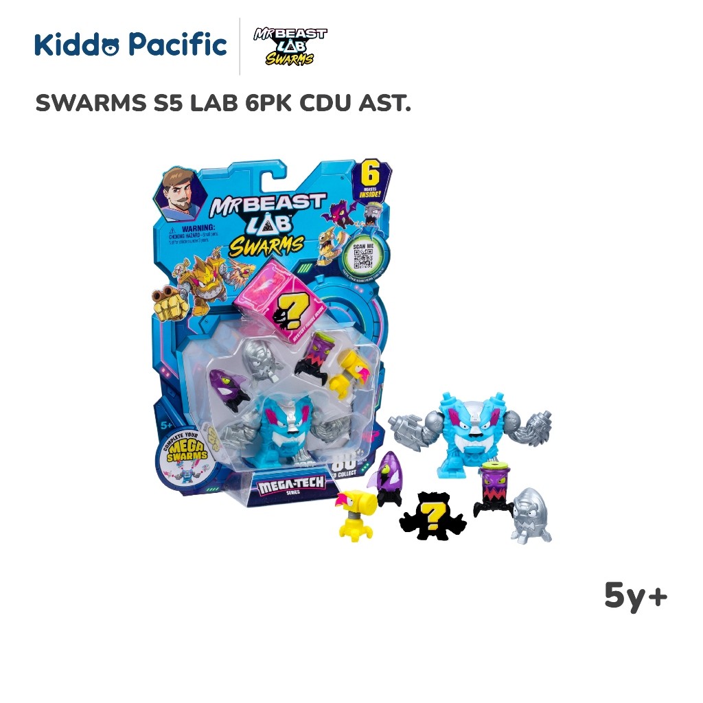 Đồ chơi MRBEAST LAB SWARMS S5 6PK CDU