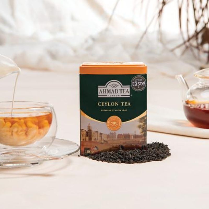 [AHMAD TEA] Anh Arman Ceylon Black TEA Loose Tea Tin Can 100g Trà Đen Nhập Khẩu Trà Sữa Nguyên Liệu 