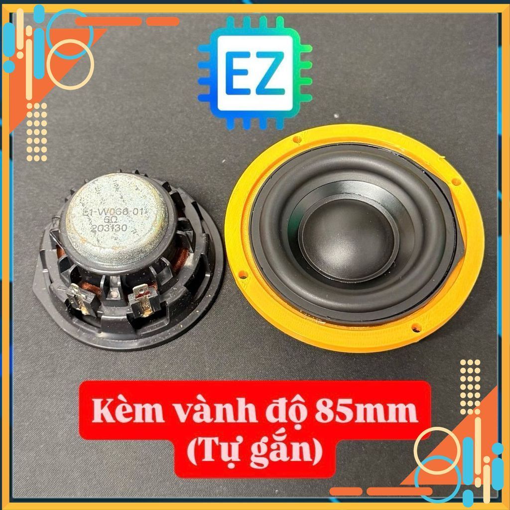 Củ loa mid bass 2.75 inch Pialix màng nhôm từ neo 6ohm 20w cực xịn