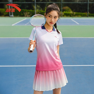 ANTA Set Tách Lẻ Áo Polo Và Chân Váy Tennis, Cầu Lông, Pickleball 1626A7105